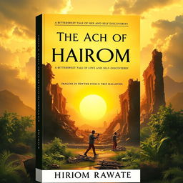 A book cover titled 'The Ache Of Hariom's Heart: A Bittersweet Tale of Love and Self-Discovery' by Hariom Rawate