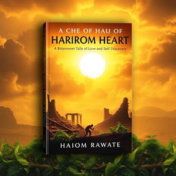 A book cover titled 'The Ache Of Hariom's Heart: A Bittersweet Tale of Love and Self-Discovery' by Hariom Rawate