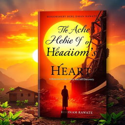 A book cover for 'The Ache Of Hariom's Heart: A Bittersweet Tale of Love and Self-Discovery' by Hariom Rawate