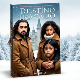 A book cover with the title "Destino Traçado" and the subtitle "Quando o coração ousa sonhar, o destino revela suas surpresas