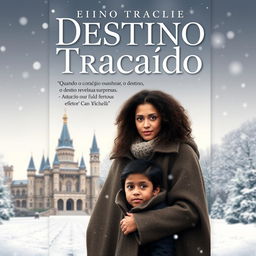 A book cover with the title "Destino Traçado" and the subtitle "Quando o coração ousa sonhar, o destino revela suas surpresas