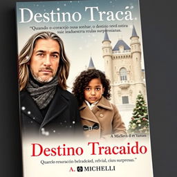 A book cover with the title "Destino Traçado" and the subtitle "Quando o coração ousa sonhar, o destino revela suas surpresas