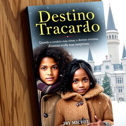 A book cover with the title "Destino Traçado" and the subtitle "Quando o coração ousa sonhar, o destino revela suas surpresas