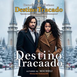 A book cover for "Destino Traçado" with the subtitle "Quando o coração ousa sonhar, o destino revela suas surpresas