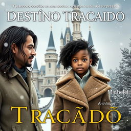 A book cover for "Destino Traçado" with the subtitle "Quando o coração ousa sonhar, o destino revela suas surpresas