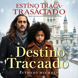 A book cover for "Destino Traçado" with the subtitle "Quando o coração ousa sonhar, o destino revela suas surpresas