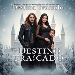 Capa de livro com o título em português "Destino Traçado" e o subtítulo "Quando o coração ousa sonhar o destino revela suas surpresas"