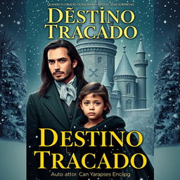 Capa de livro com o título em português "Destino Traçado" e o subtítulo "Quando o coração ousa sonhar o destino revela suas surpresas"