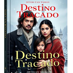 Capa de livro com o título em português "Destino Traçado" e o subtítulo "Quando o coração ousa sonhar o destino revela suas surpresas"