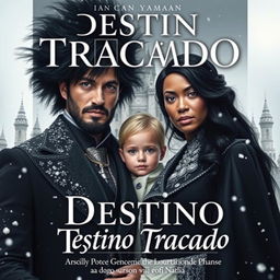 Capa de livro com o título em português "Destino Traçado" e o subtítulo "Quando o coração ousa sonhar o destino revela suas surpresas"