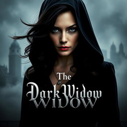 A captivating movie poster for 'The Dark Widow'