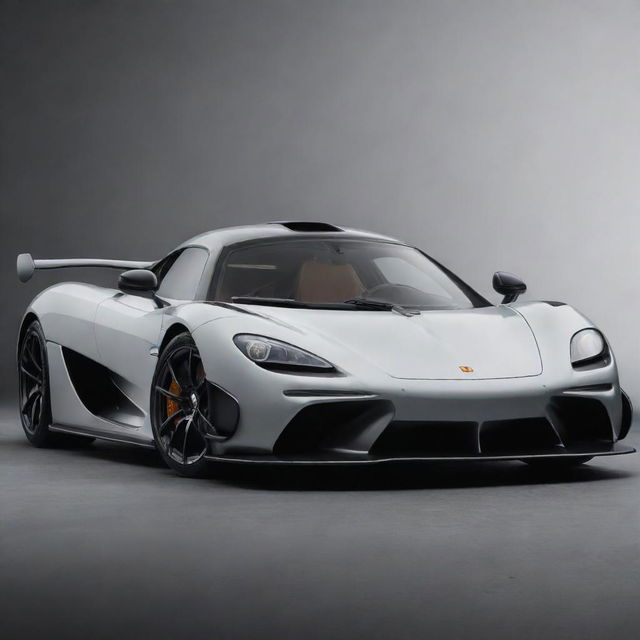 An extraordinary supercar that mixes the radical, striking features of a Koenigsegg with the sleek, aerodynamic design of a McLaren.