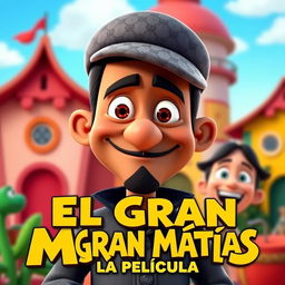 Animated movie poster featuring "El Gran Matías: La Película"