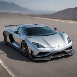 An audacious blend of the advanced design and intricate aerodynamics of a Koenigsegg with the raw power and aggressive design of a Lamborghini.