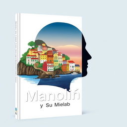 A modern and visually impactful book cover for "Manoliño y su Vida en Plenitud"