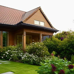 A cozy and welcoming family home with a beautiful garden