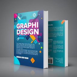 Design an engaging and creative 2-sided book cover for a graphic design course