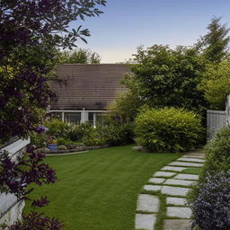 A cozy and welcoming family home with a beautiful garden