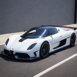 A groundbreaking supercar that integrates the intricate design and unprecedented speed of a Koenigsegg with the incredible power and futuristic design of a Devel Sixteen.