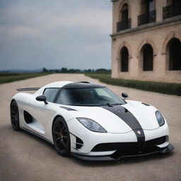 An exotic fusion of the intricate design and phenomenal speed of a Koenigsegg with the classic Italian elegance and racing pedigree of Alfa Romeo.