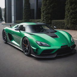 A high-performance hybrid fusing the intricate design and outstanding speed of a Koenigsegg with the technological innovation and refined aesthetics of an Audi.