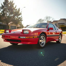 A Ford Probe MK2, with a 1990s retro design, featuring its signature sporty curves and distinct pop-up headlights