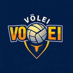 A volleyball team logo featuring the text 'Vôlei Royal' prominently displayed