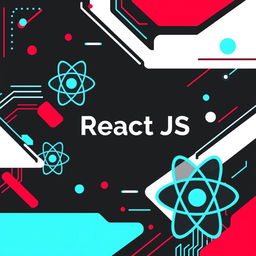 Design an eye-catching Facebook post promoting a "React JS" course