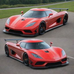 Koenigsegg combined with Chevrolet