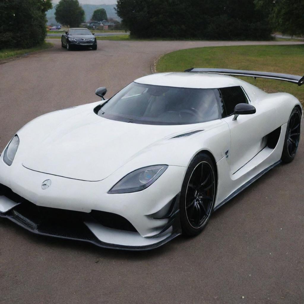 Koenigsegg combined with Mercedes-Benz 