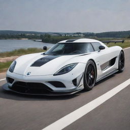 Koenigsegg combined with Mercedes-Benz 