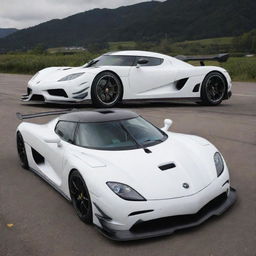 Koenigsegg combined with Toyota