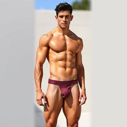 A person with an athletic and fit physique, showcasing well-defined muscles and a toned body