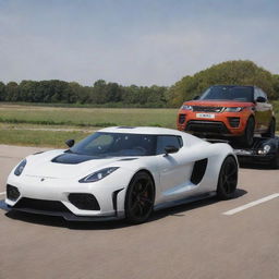 Koenigsegg combined with Range rover