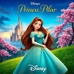 A Disney princess movie poster featuring a new character named Princess Pilar