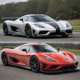 Koenigsegg combined with Peugeot 