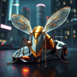 A creative concept design of a Lamborghini-inspired mosquito