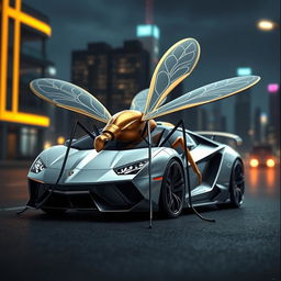 A creative concept design of a Lamborghini-inspired mosquito