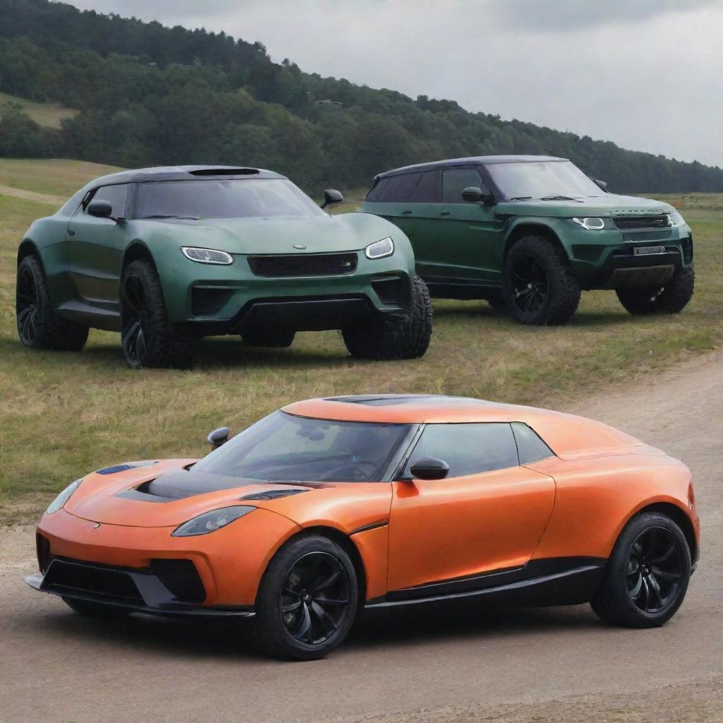 Koenigsegg combined with Land Rover 