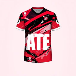 A short-sleeve jersey design inspired by the K-pop group Stray Kids and their album "ATE"