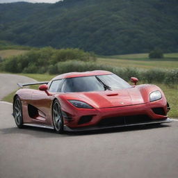 Koenigsegg combined with Mitsubishi 