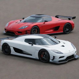 Koenigsegg combined with Mitsubishi 