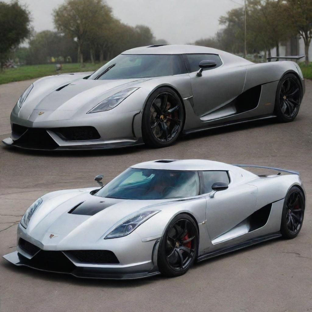 Koenigsegg combined with Cadillac 