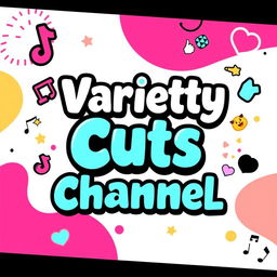 An eye-catching and dynamic design for a TikTok channel featuring a variety of content cuts