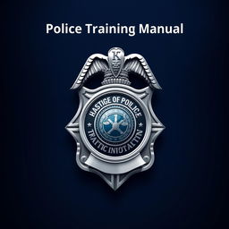 A modern and authoritative-looking police training manual cover