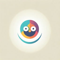 A playful and funny logo, featuring cartoonish elements and vibrant colors