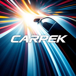 A dynamic and sleek racing design featuring the CARPEK logo prominently displayed