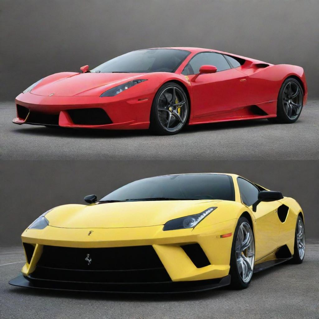 Ferrari combined with Lamborghini 