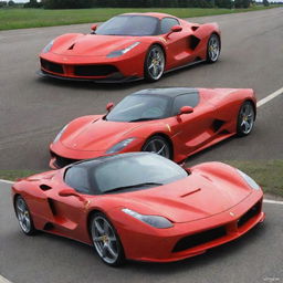 Ferrari combined with Koenigsegg 