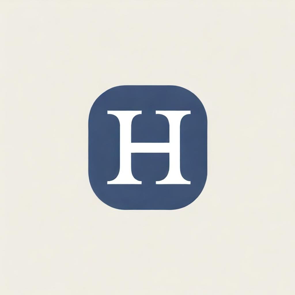 A professional logo design featuring the initials H.A in a sophisticated and modern style